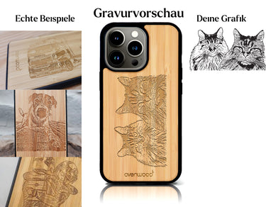 INDIVIDUEL iPhone 15 Pro bambou plastique